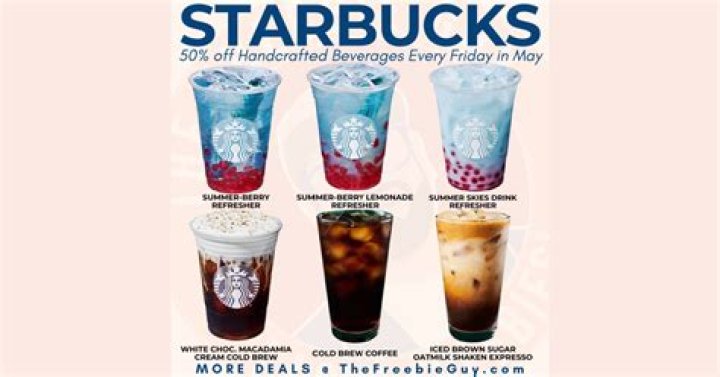 Starbucks’ handcrafted drinks are half off, but you’ll have to act fast