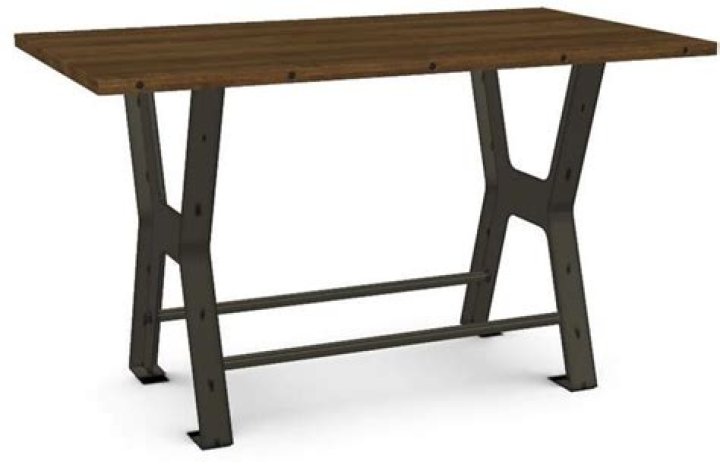 Table rectangulaire hauteur bar en panneau lamin&eacute; Alex Amisco