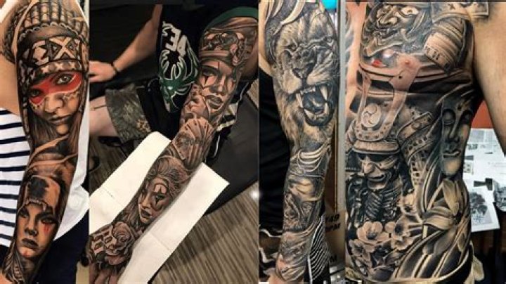 Tattoo by Patong anesthesia tattoo. Color tattoo, Landscape tattoo