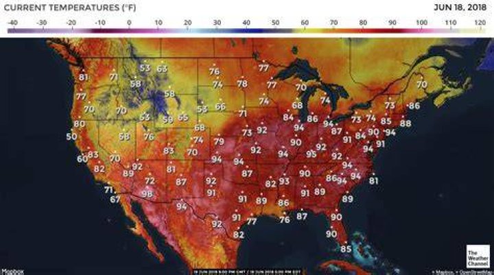 Temps in the US 19512021 US Message Board 🦅