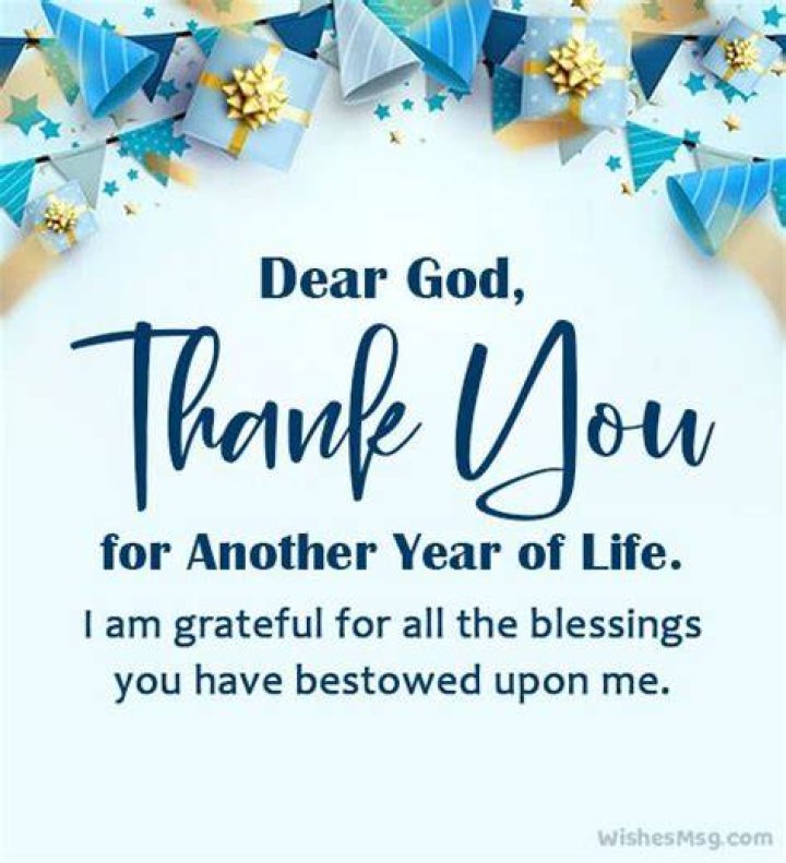 Thank You Lord For Another Birthday