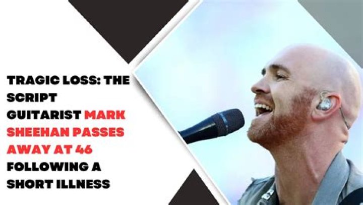 The Script Guitarist Mark Sheehan Dead at 46 Following 'Brief Illness'