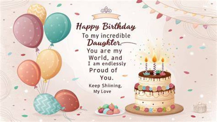 To my Wonderful Daughter