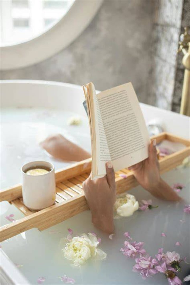 Woman taking bath with book in hands &middot; Free Stock Photo